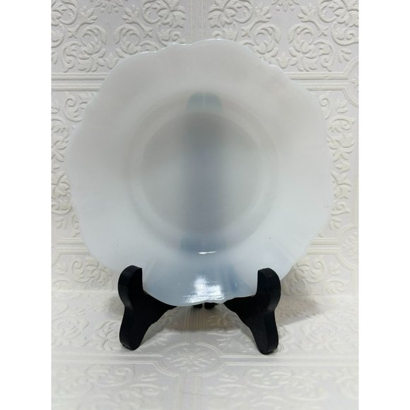 Vintage Macbeth Evans American Sweetheart Glass berry Bowl White - Picture 5 of 10